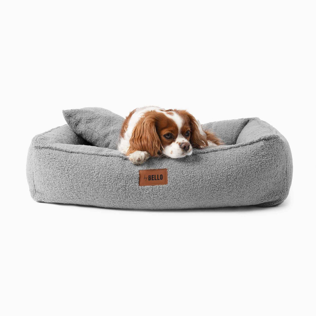 Hundebett ROYAL Bouclé Grau