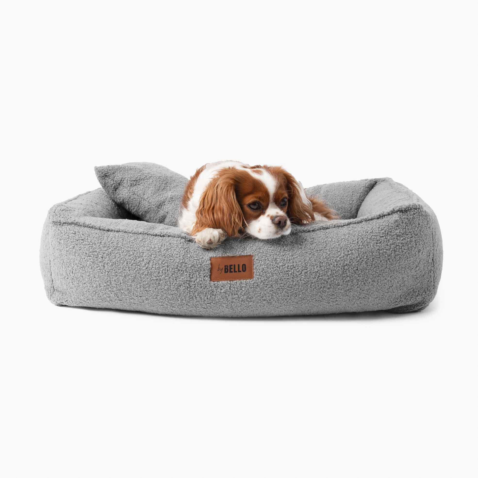Hundebett ROYAL Bouclé Grau
