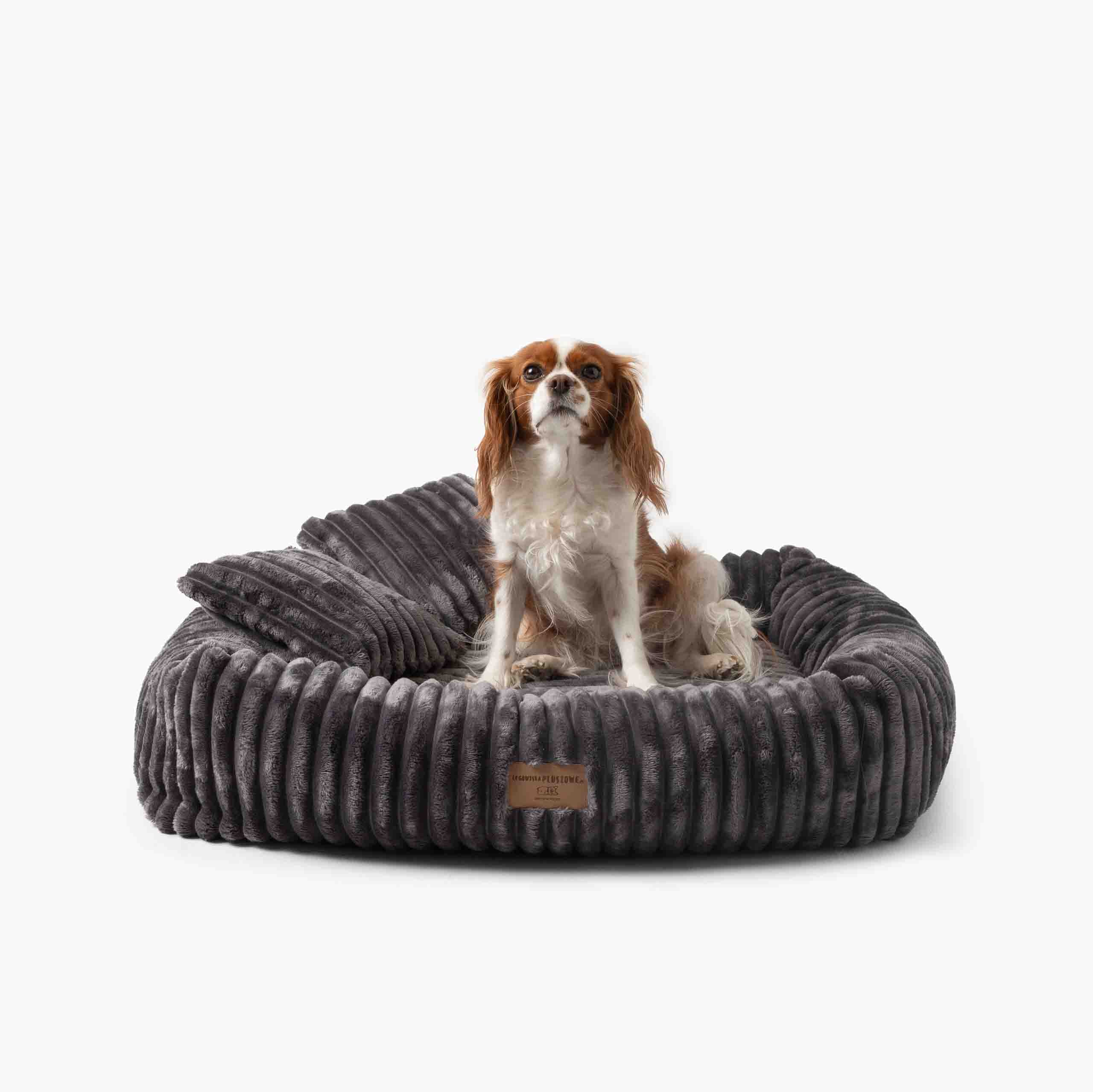 Hundebett BELLO Cord Grau