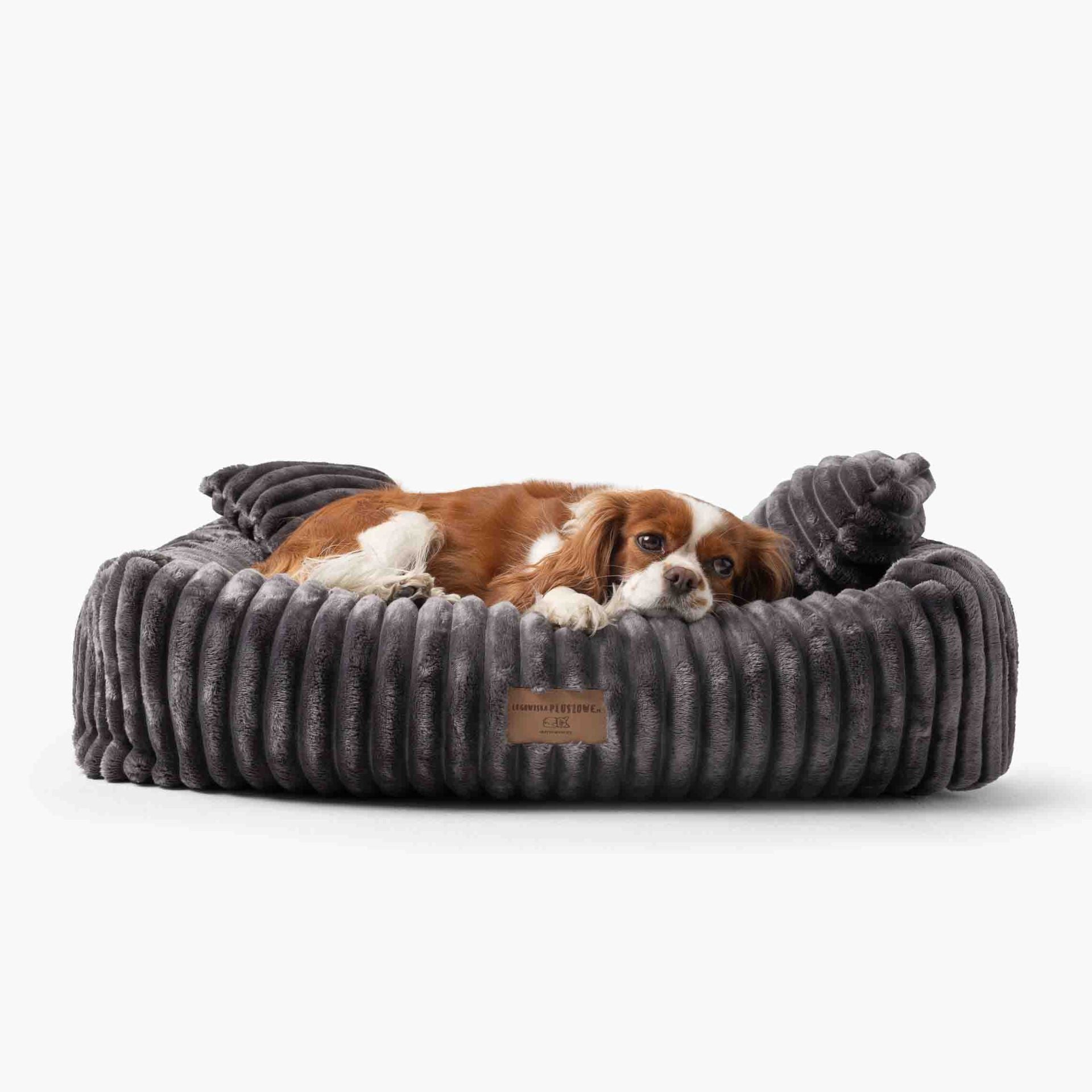 Hundebett BELLO Cord Grau