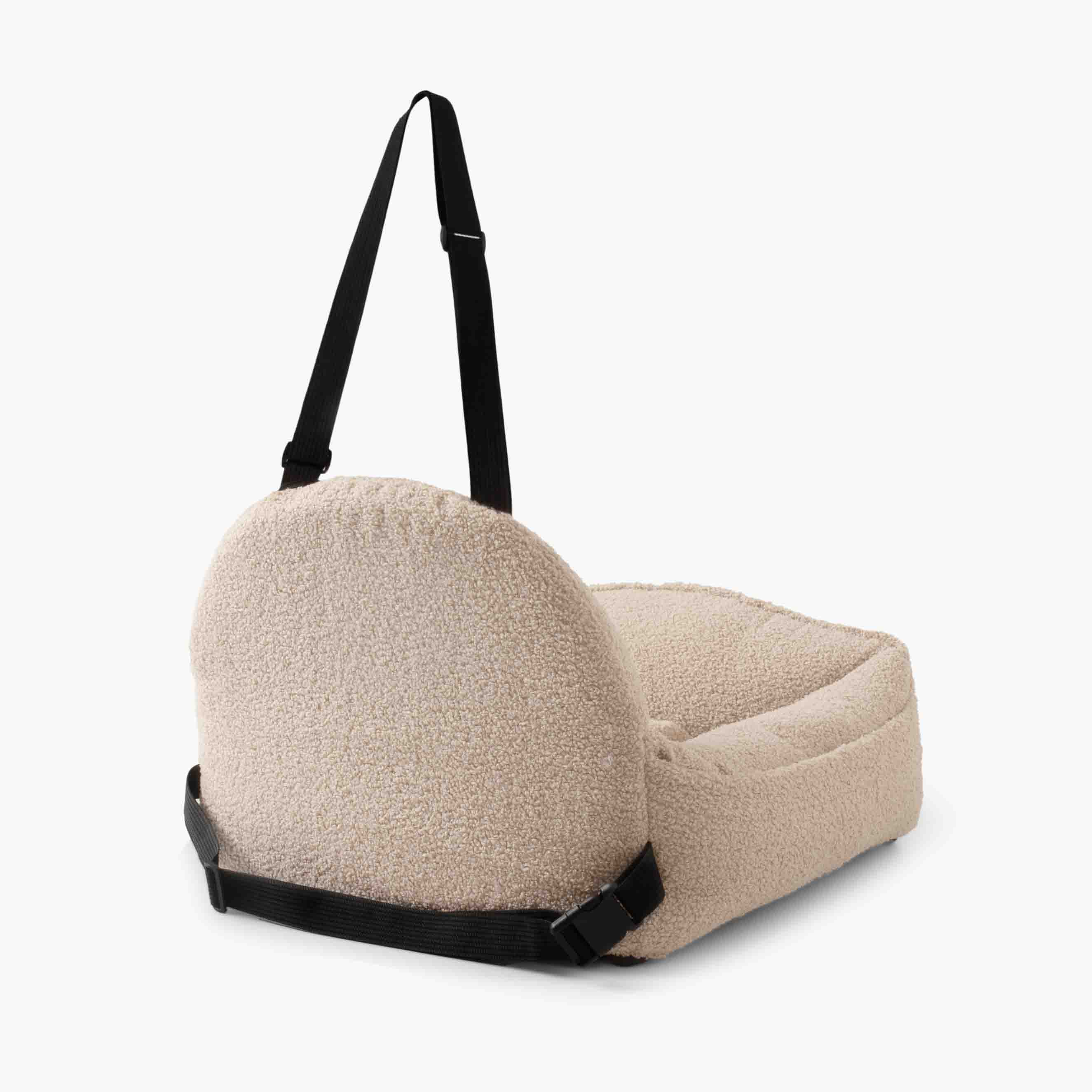 Hundeautositz 2in1 Bouclé SAND