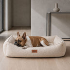 Hundebett ROYAL Bouclé Creme