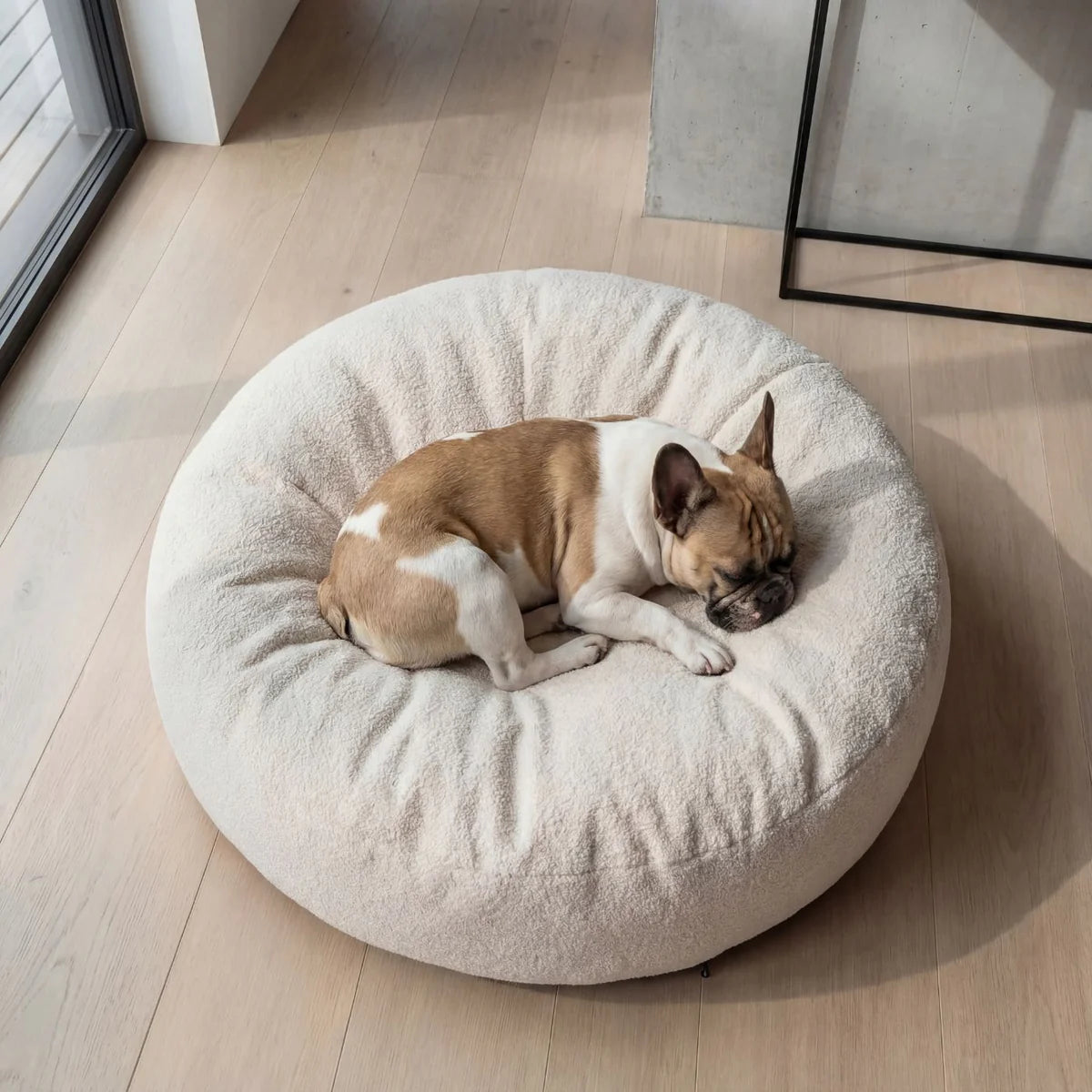 Hundebett PUFF Bouclé