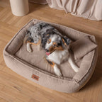Hundebett ROYAL Bouclé Beige