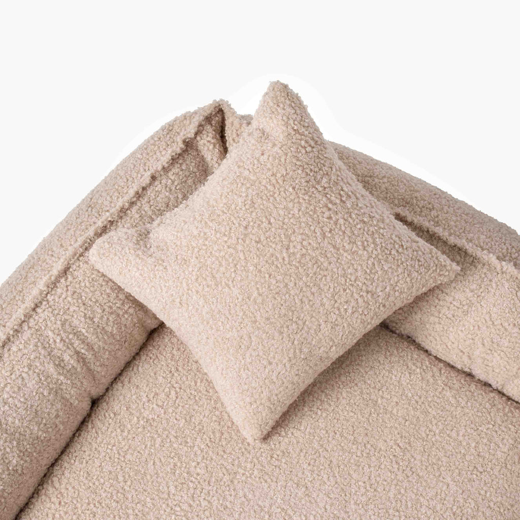 Hundebett ROYAL Bouclé Beige