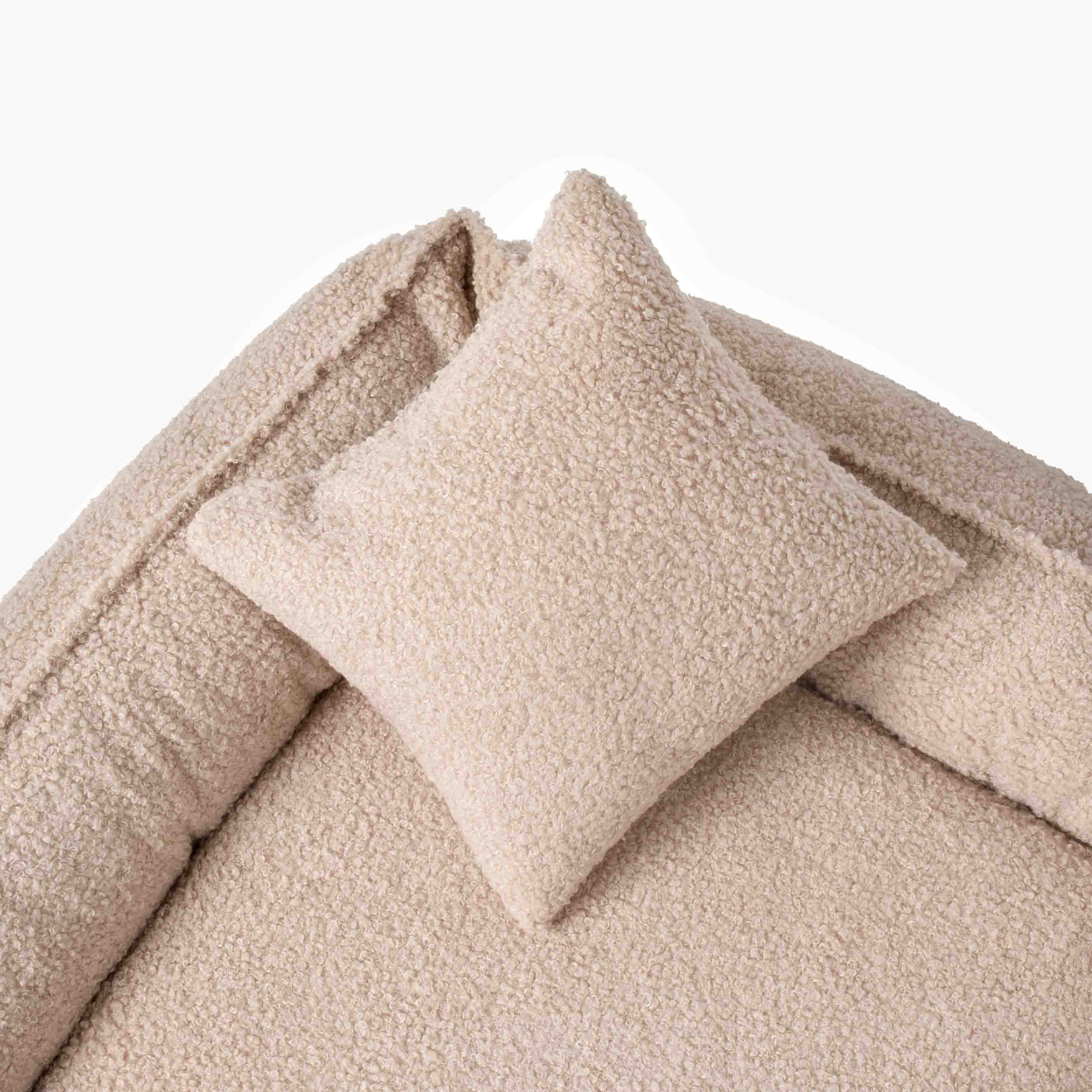 Hundebett ROYAL Bouclé Beige