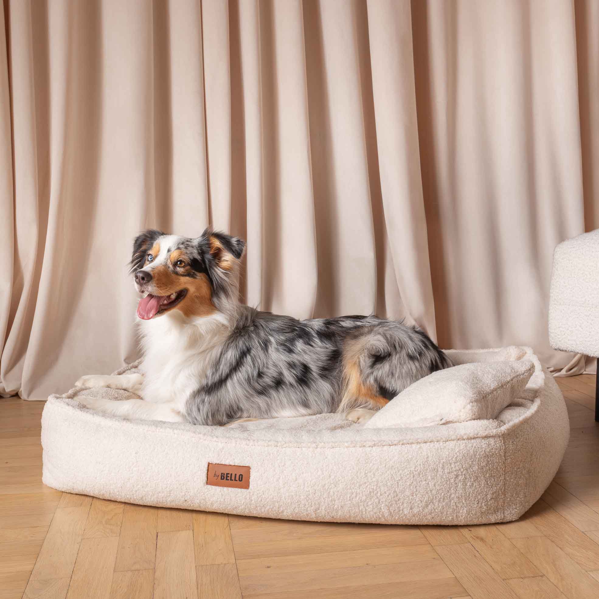 Hundebett ROYAL Bouclé Creme