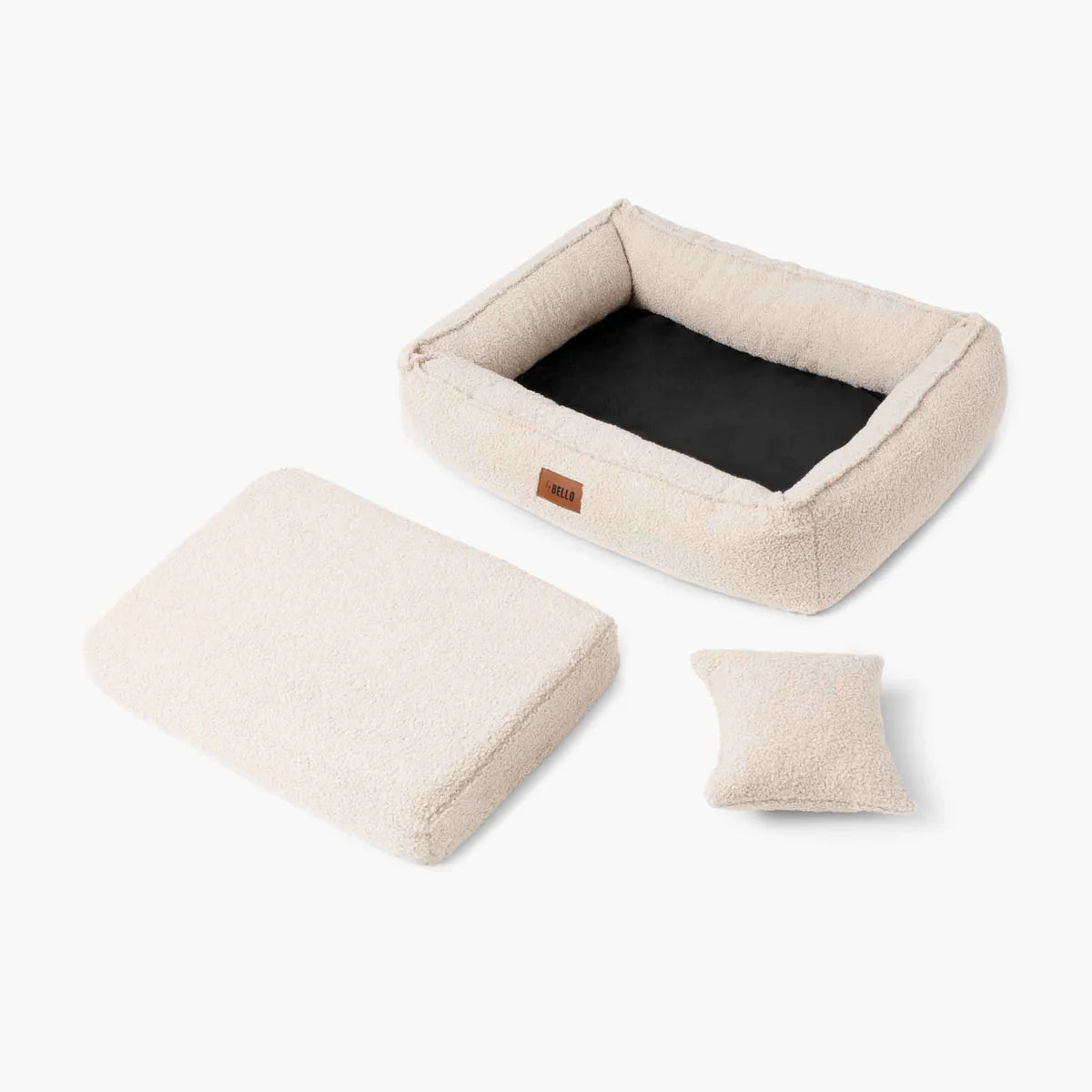 Hundebett ROYAL Bouclé Creme