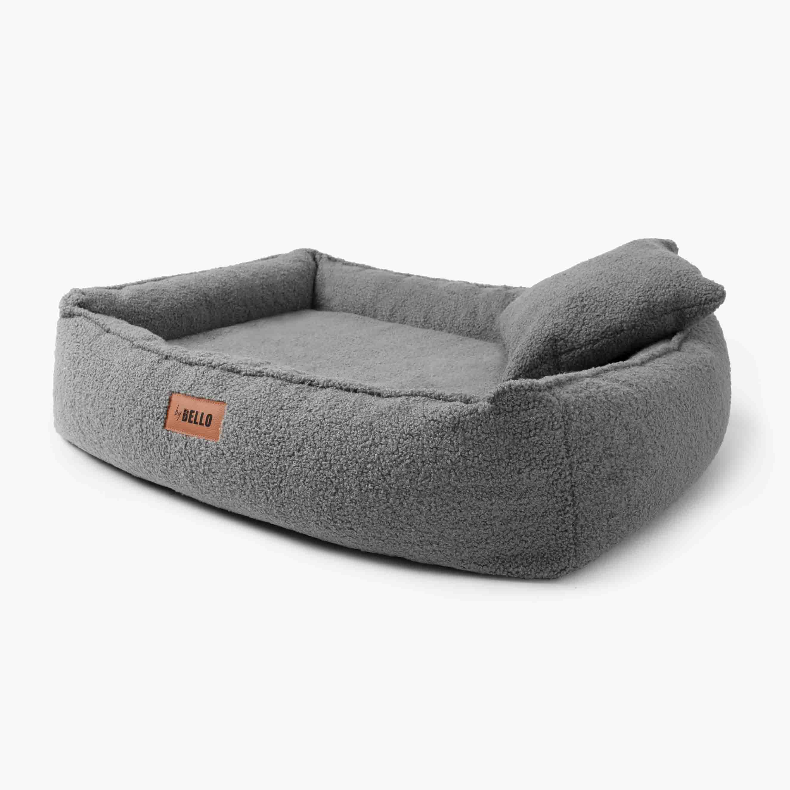 Hundebett ROYAL Bouclé Dunkelgrau