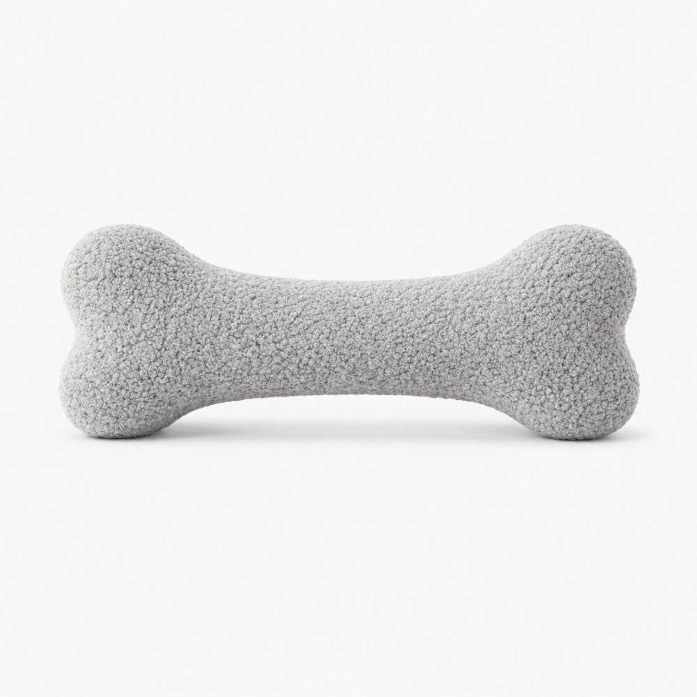 Hundespielzeug Knochen aus Bouclé