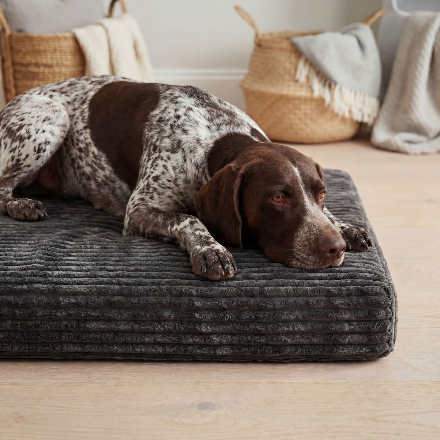 Orthopädische Hundematratze LUNO Grau