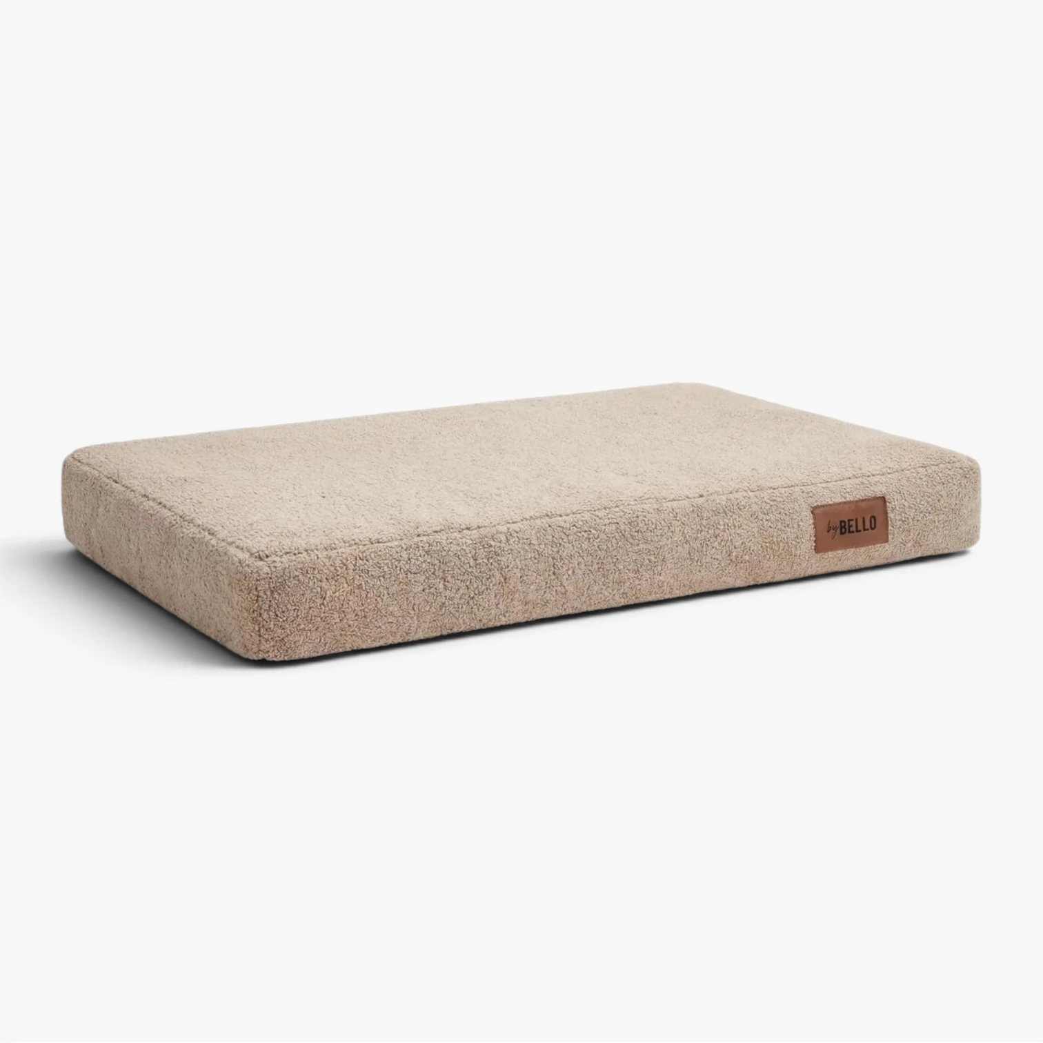 Orthopädisches Hundebett NORD aus Bouclé in Beige