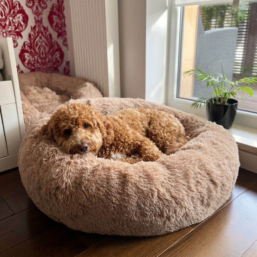 Plüsch Hundebett WOLKE